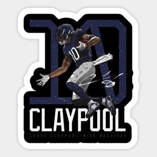 Chase Claypool Chicago Bold Number Sticker